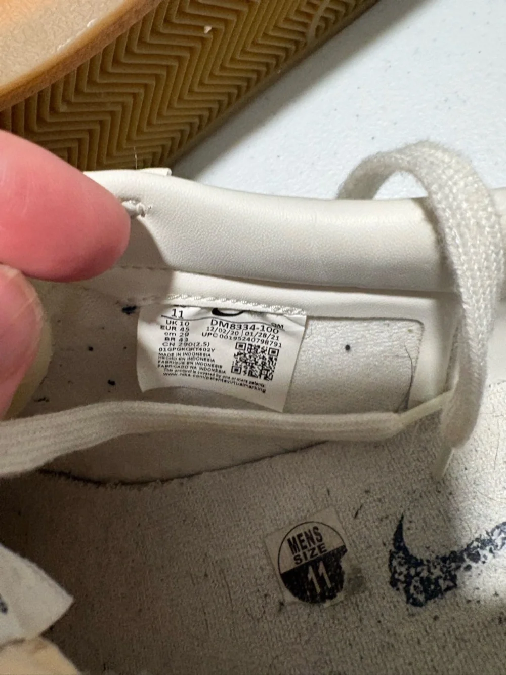Nike Blazer Low '77 Vintage Sail Navy Gum DM8334-100 Men's Size 11